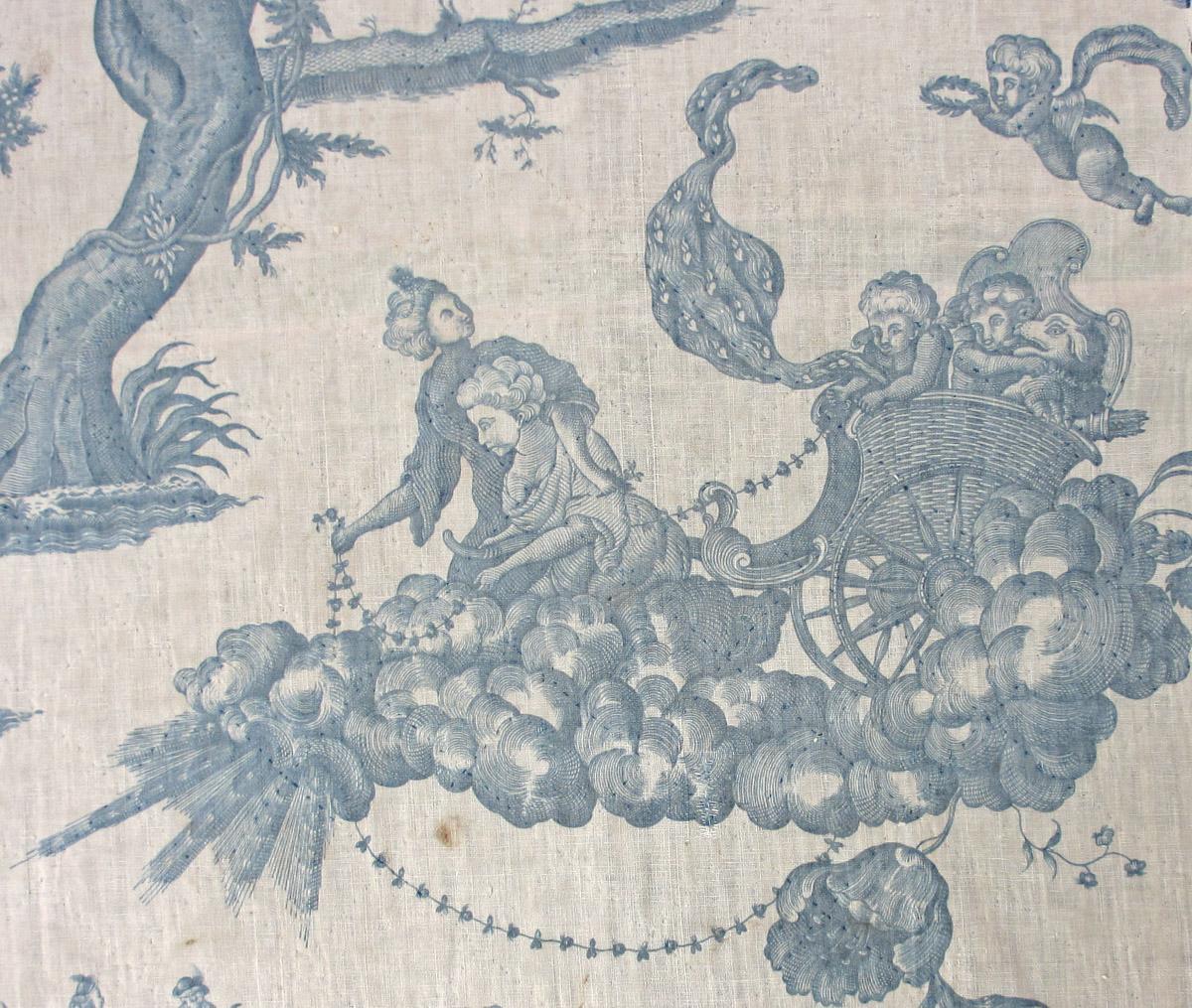 1958.0035.002 textile, printed detail 2