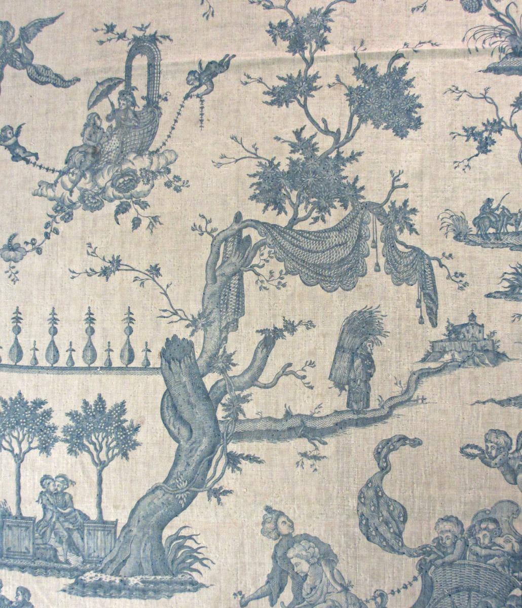 1958.0035.002 textile, printed detail 3