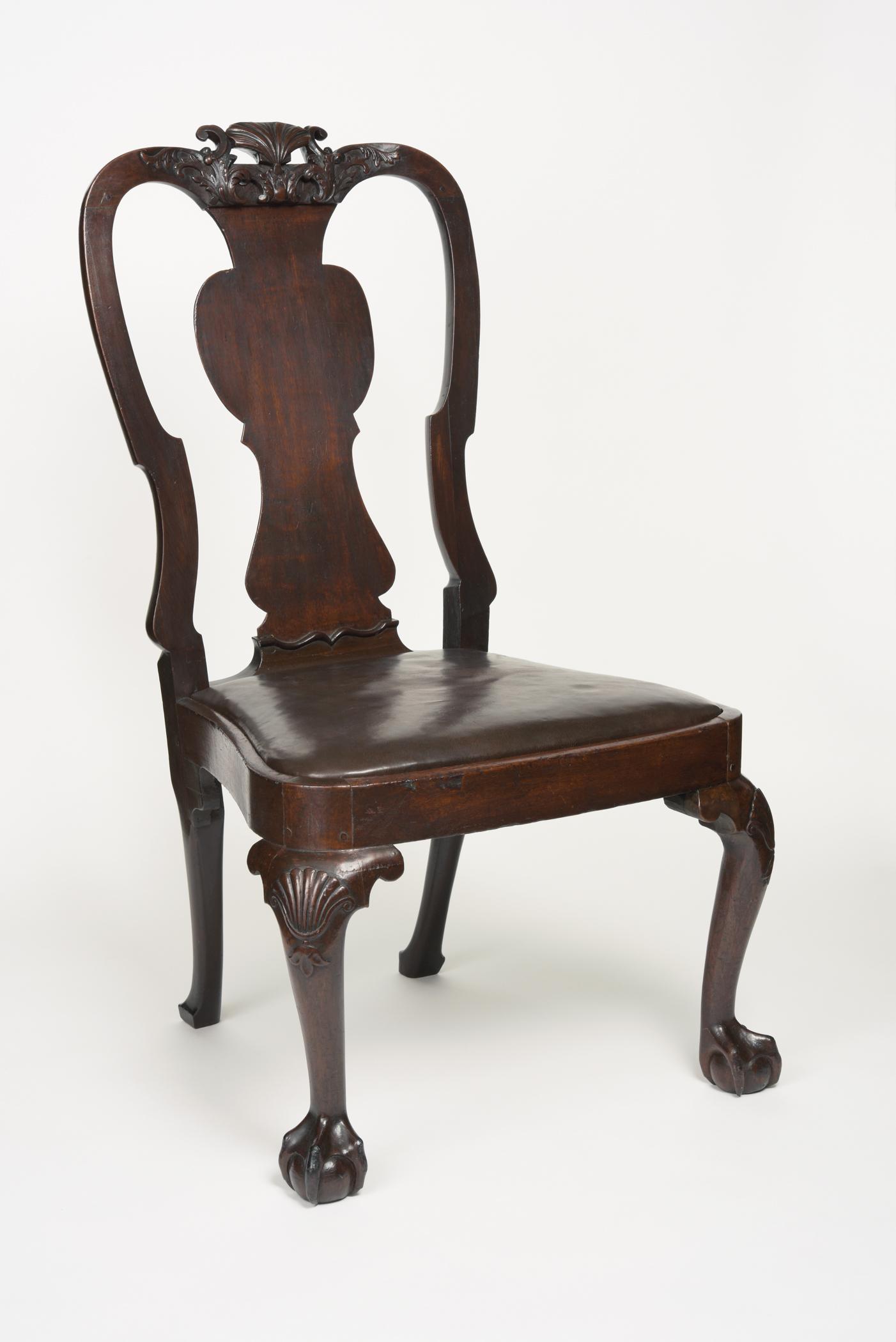 1963.0615.001 Chair, 1984.0655.001 Slip seat, view 2
