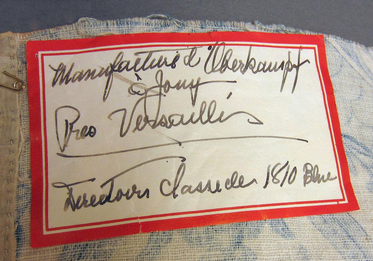 1958.0035.005 Textile, printed label