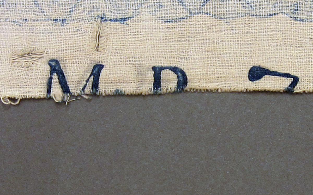 1958.0035.005 Textile, printed detail 4