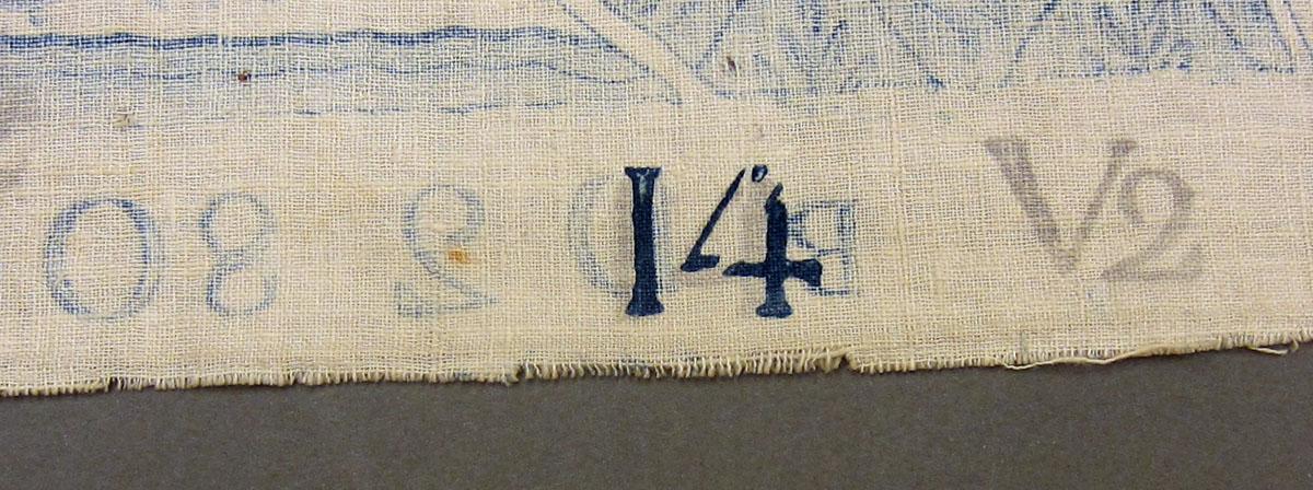 1958.0035.005 Textile, printed detail 5