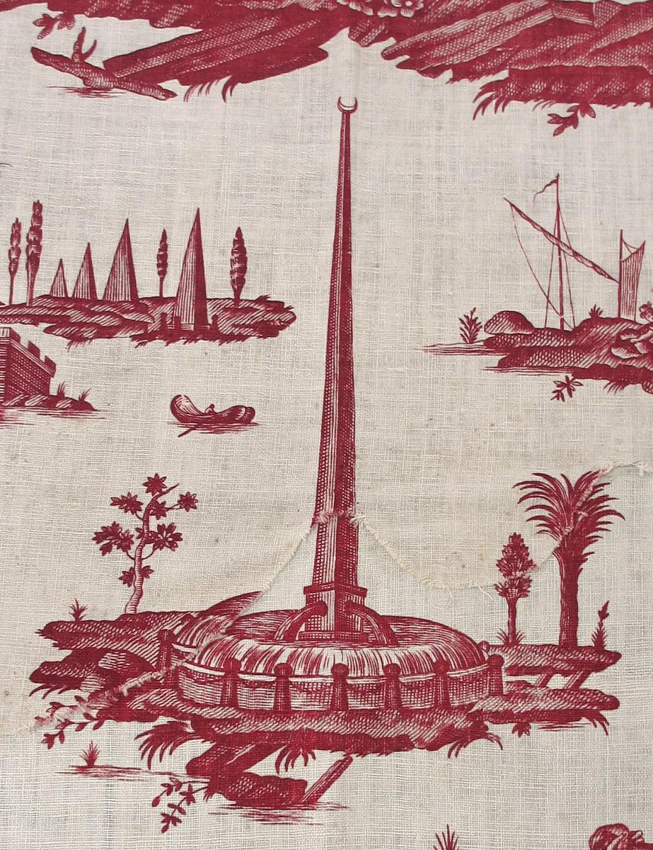 1958.0035.006 textile, printed detail 1