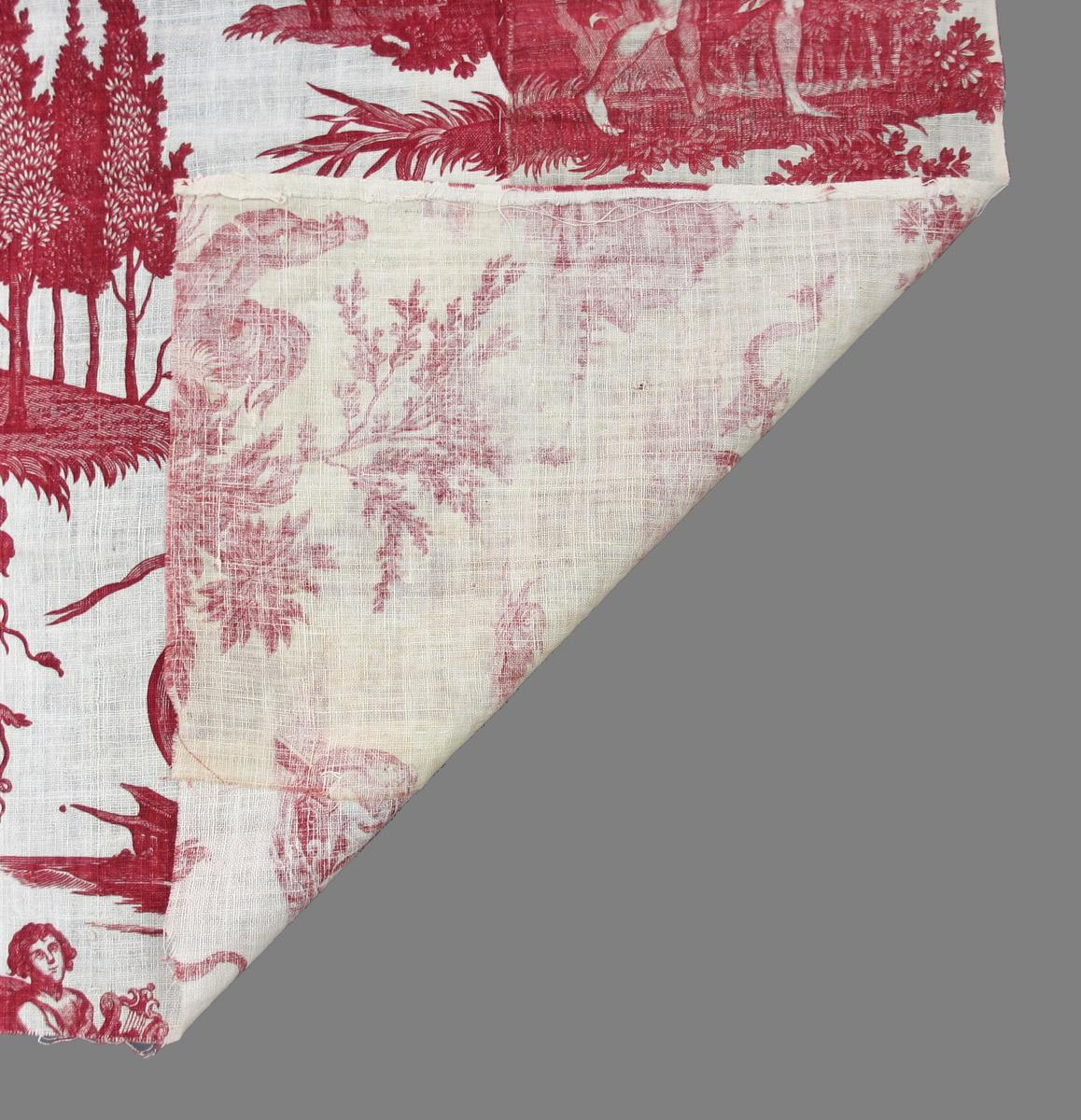 1958.0035.007 textile, printed folded corner