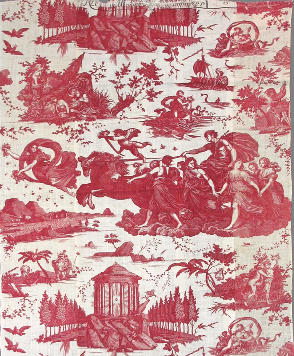 T455 Textile, printed, design repeat