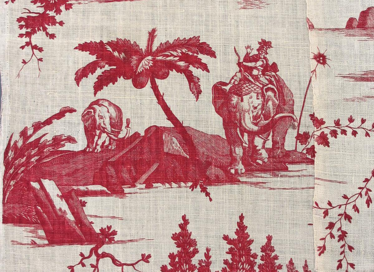 1958.0035.007 textile, printed detail 3