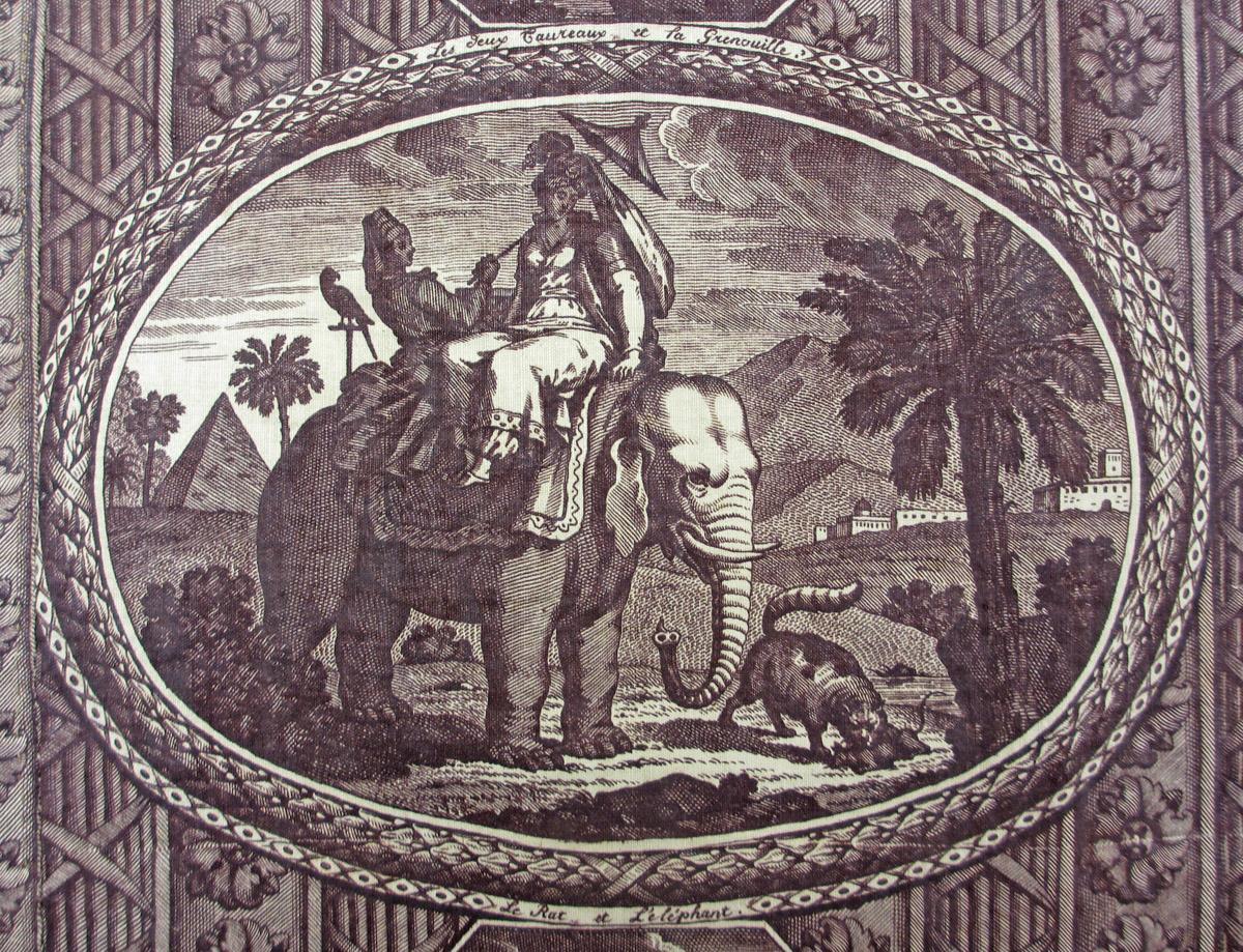 1958.0036 textile, printed detail 6
