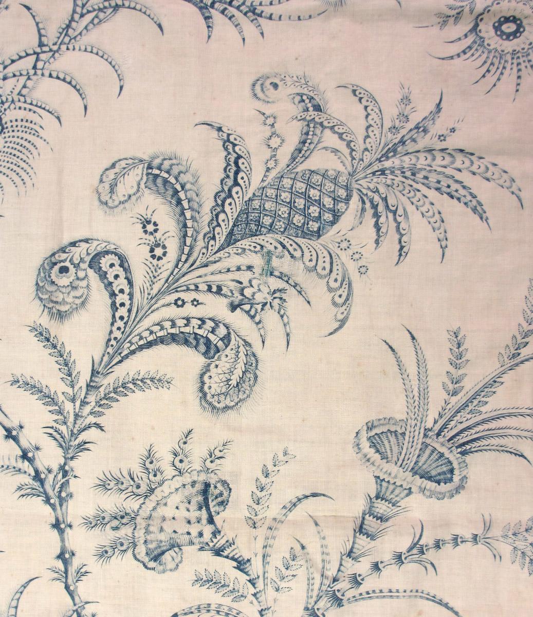 T191 textile, printed design repeat