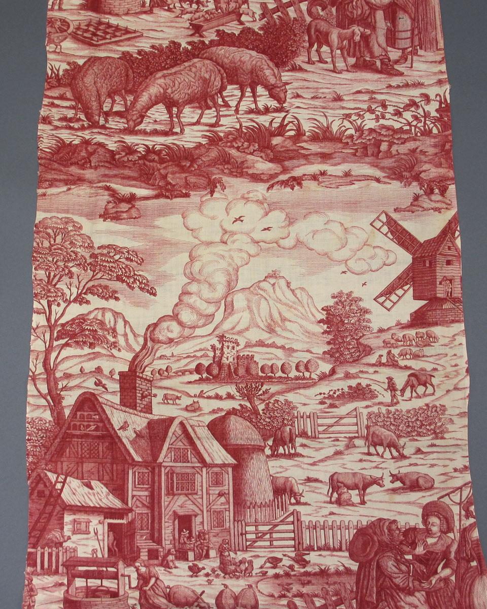 1985.0005.002 Textile, printed design repeat