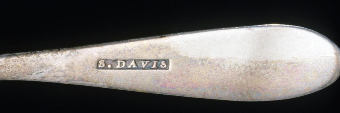 1985.0019 Spoon, Teaspoon, detail 1
