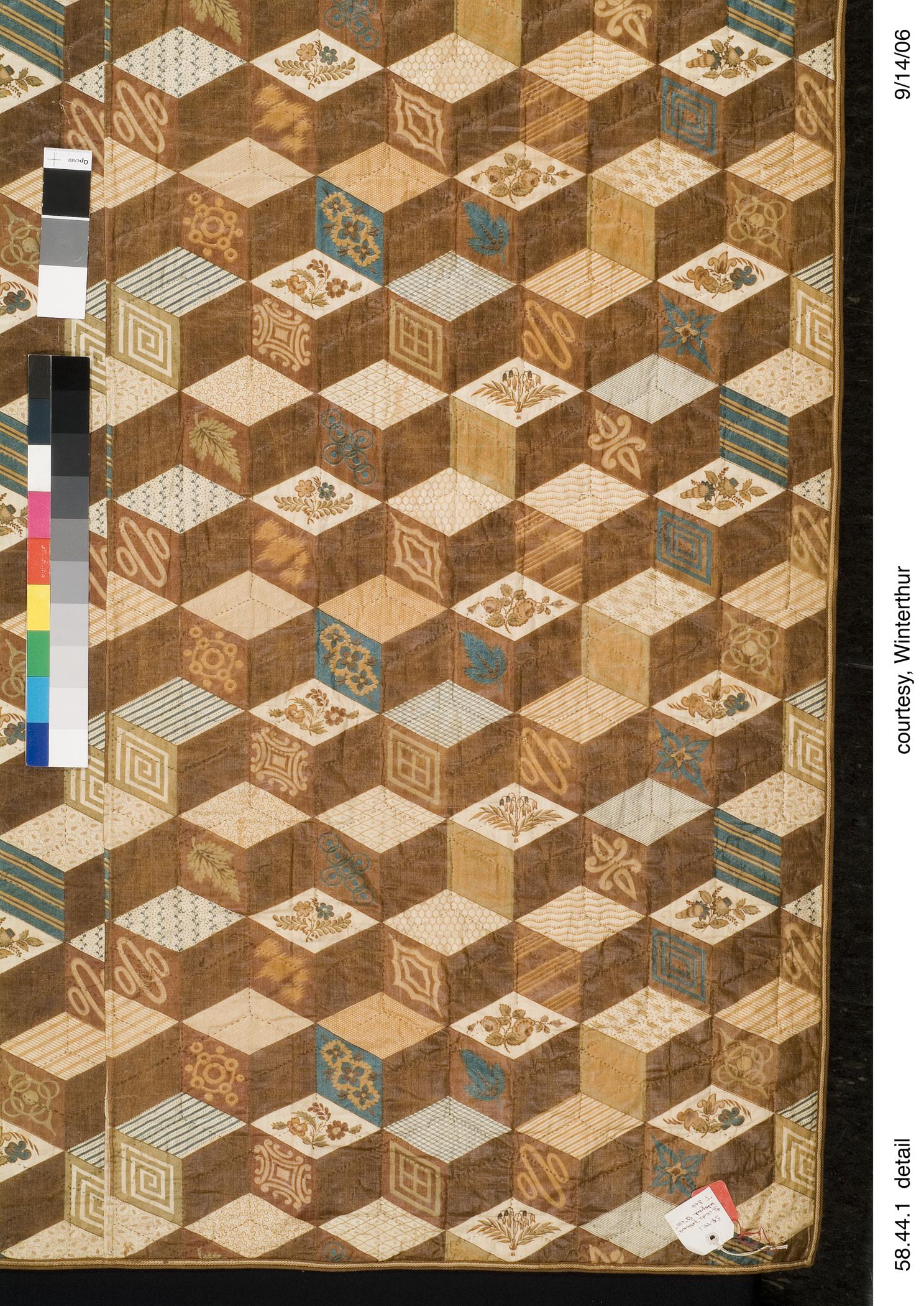 1958.0044.001 Quilt, detail 1