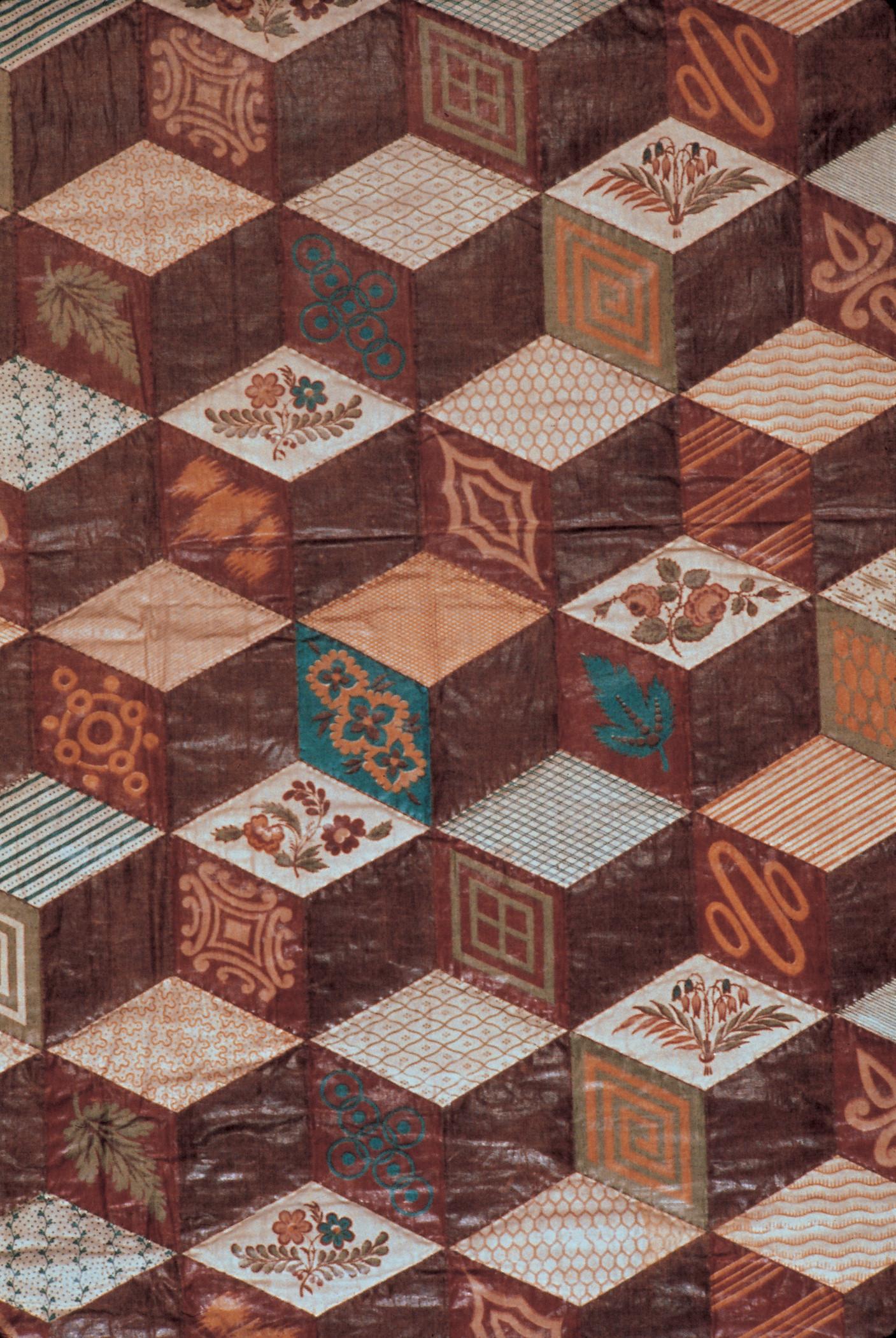 1958.0044.001 Quilt (Detail)