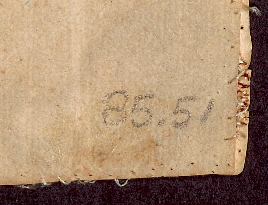 1985.0051 Needlework picture, detail 2, reverse