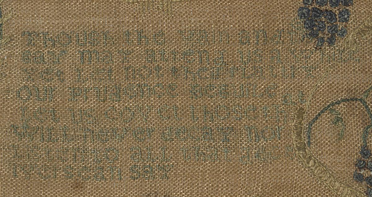 1985.0052 Sampler, Detail 9