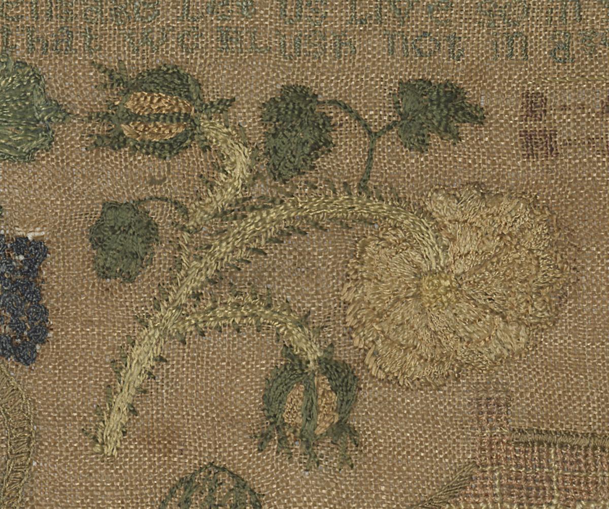 1985.0052 Sampler, Detail 12