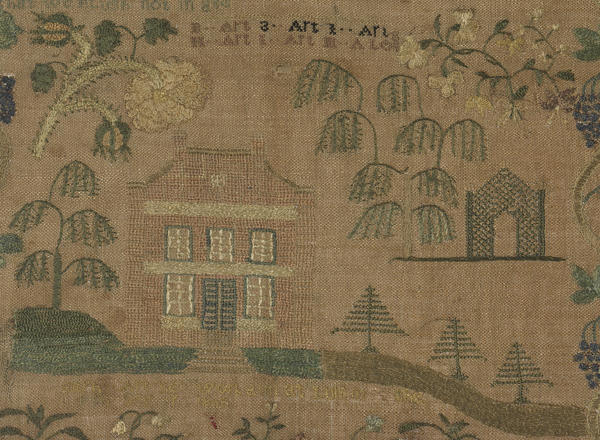 1985.0052 Sampler, Detail 2