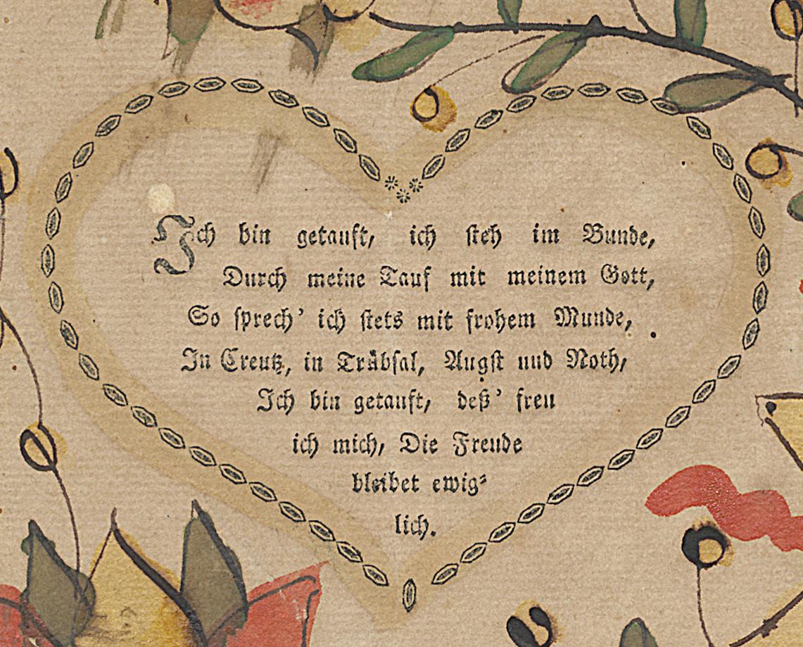 1985.0089 Fraktur, Detail 12