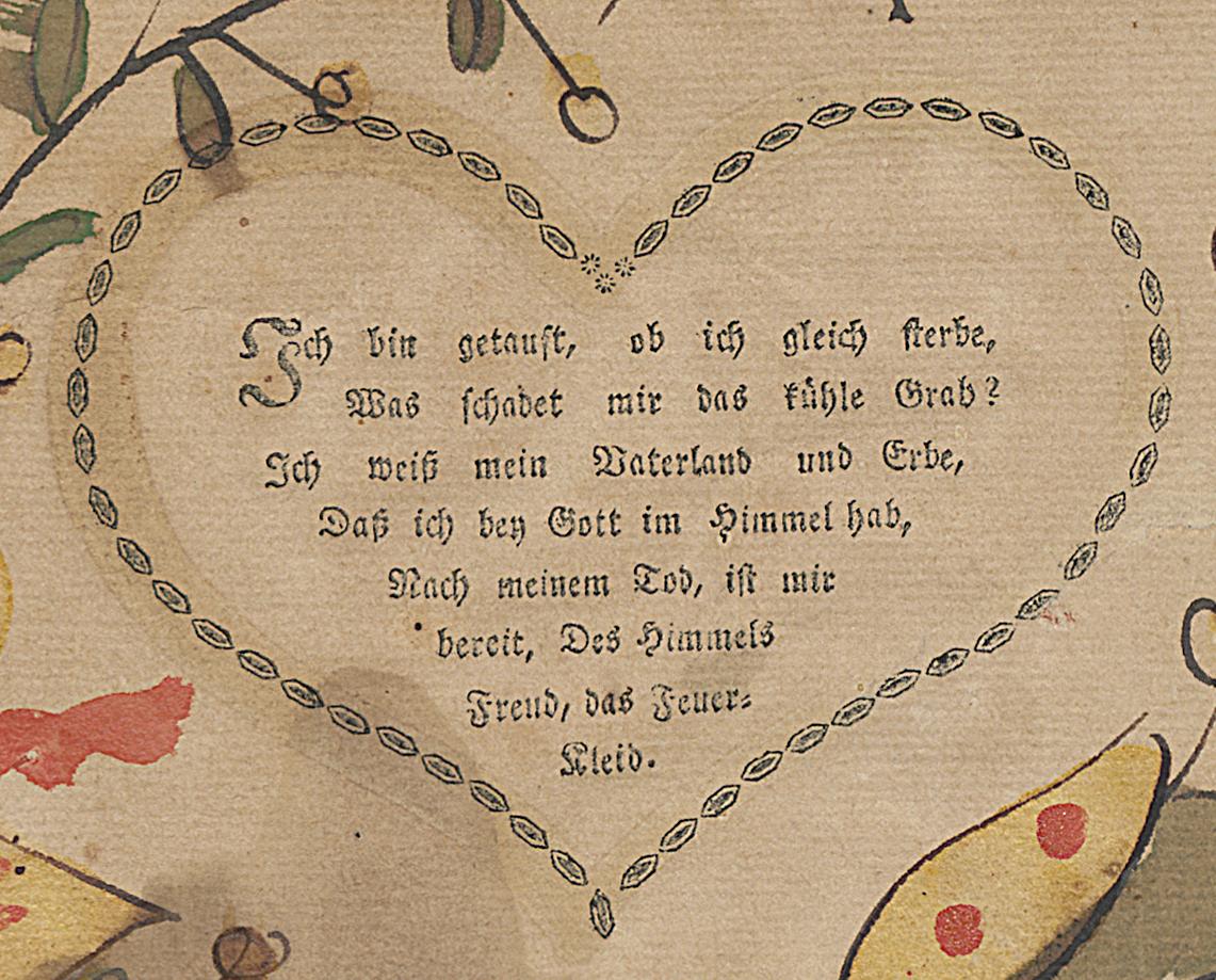 1985.0089 Fraktur, Detail 16