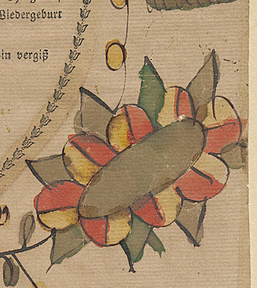 1985.0089 Fraktur, Detail 17