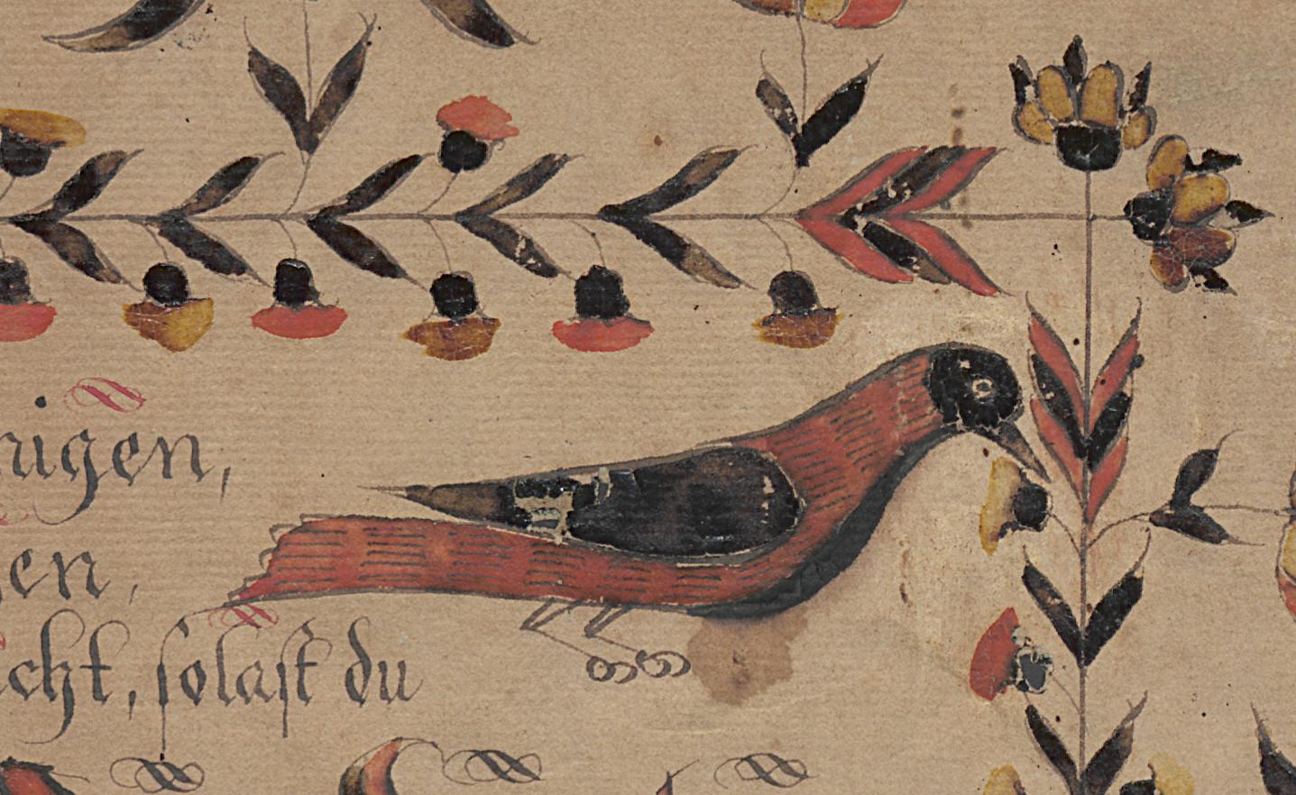 1985.0091 Fraktur, Detail 10