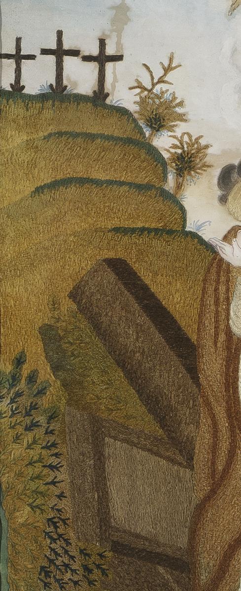 1985.0096 A Needlework Picture, Detail 4