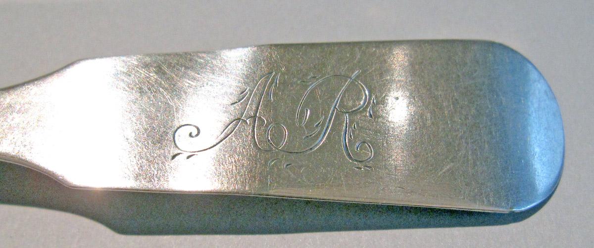 1985.0110.002 Silver Spoon engraving