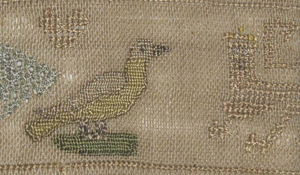 1985.0112 Sampler, Detail 9