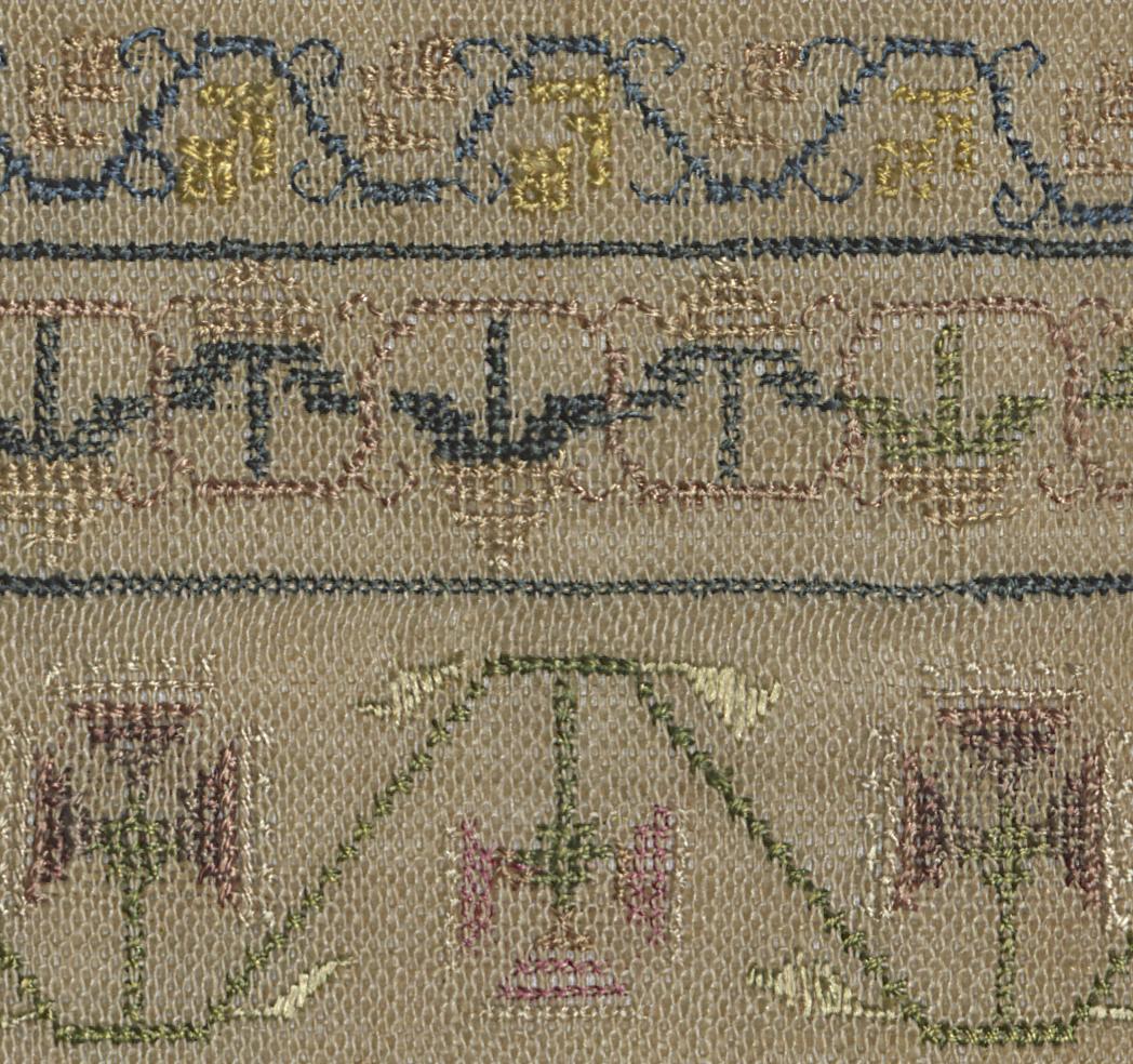 1985.0112 Sampler, Detail 10