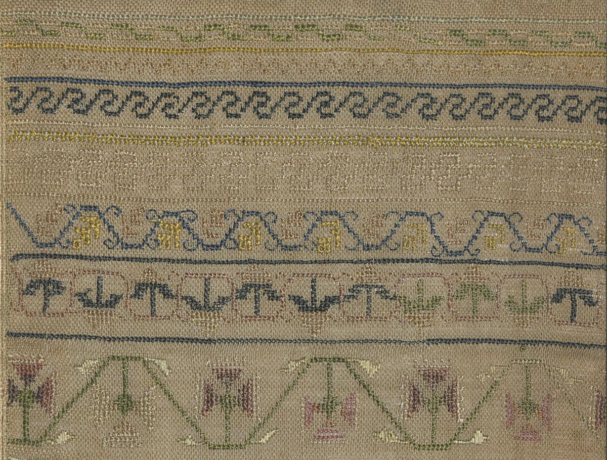 1985.0112 Sampler, Detail