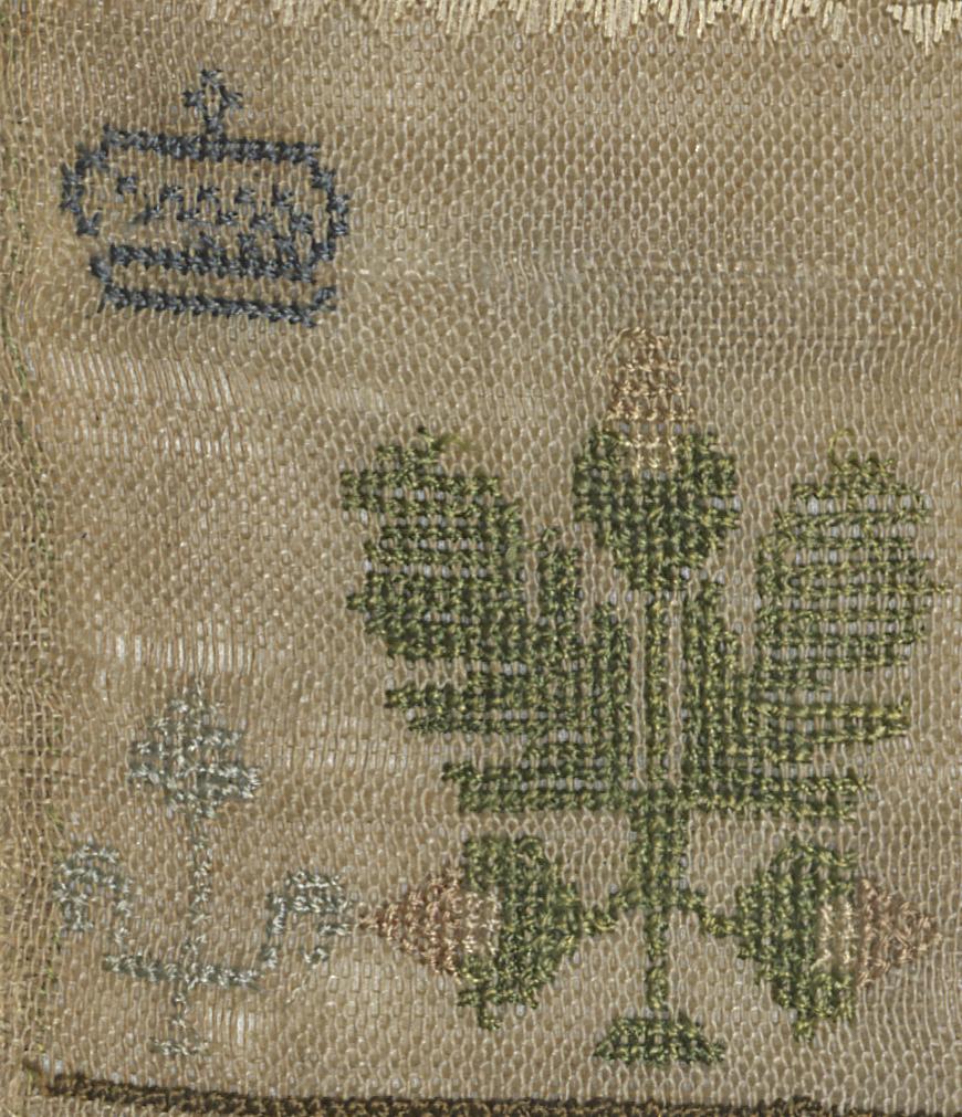 1985.0112 Sampler, Detail 5
