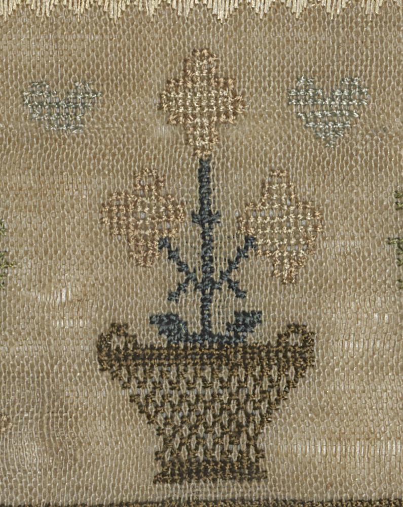 1985.0112 Sampler, Detail 6