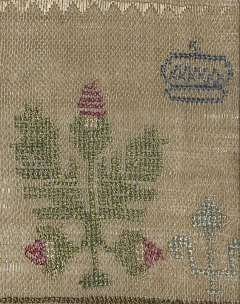 1985.0112 Sampler, Detail 7