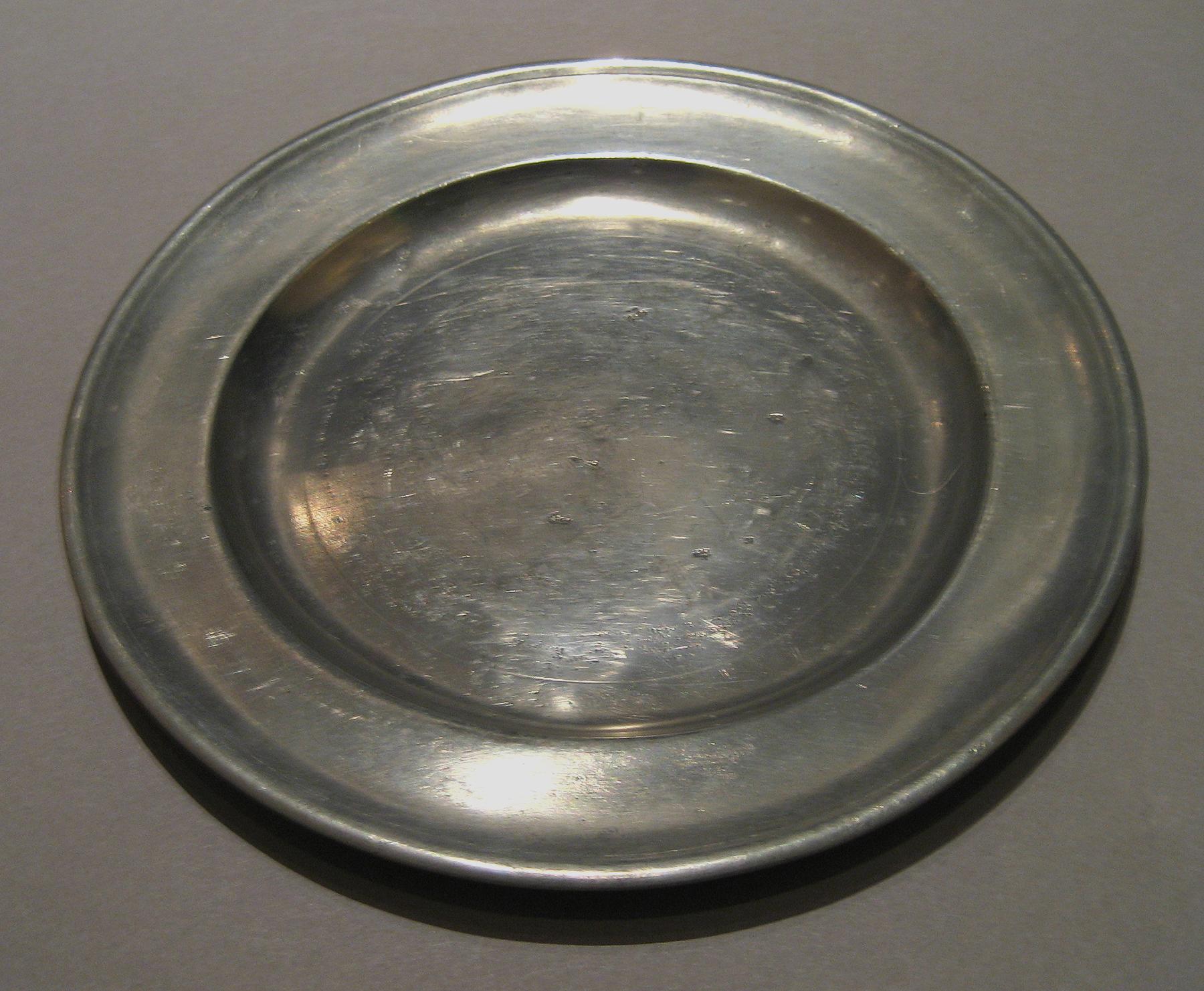 1958.0059.008 Pewter Plate