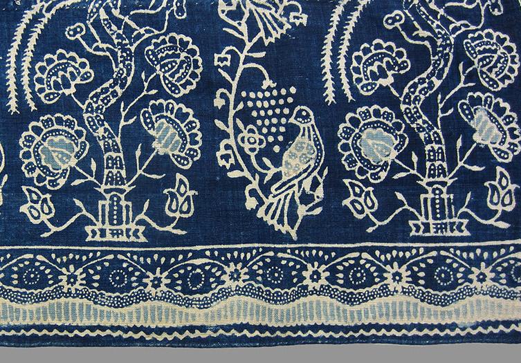 1985.0162.002 B textile, printed partial repeat 2