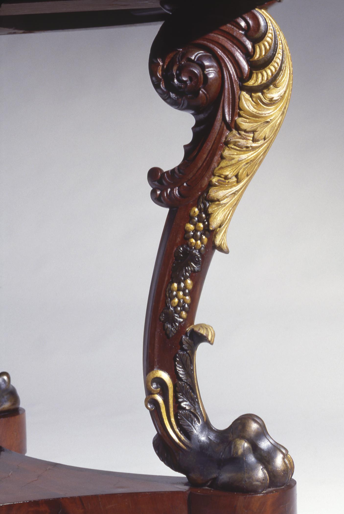 1986.0004 Table, detail 1