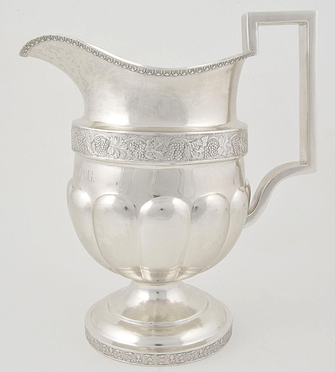 1986.0046 Silver Pitcher or Ewer side 2