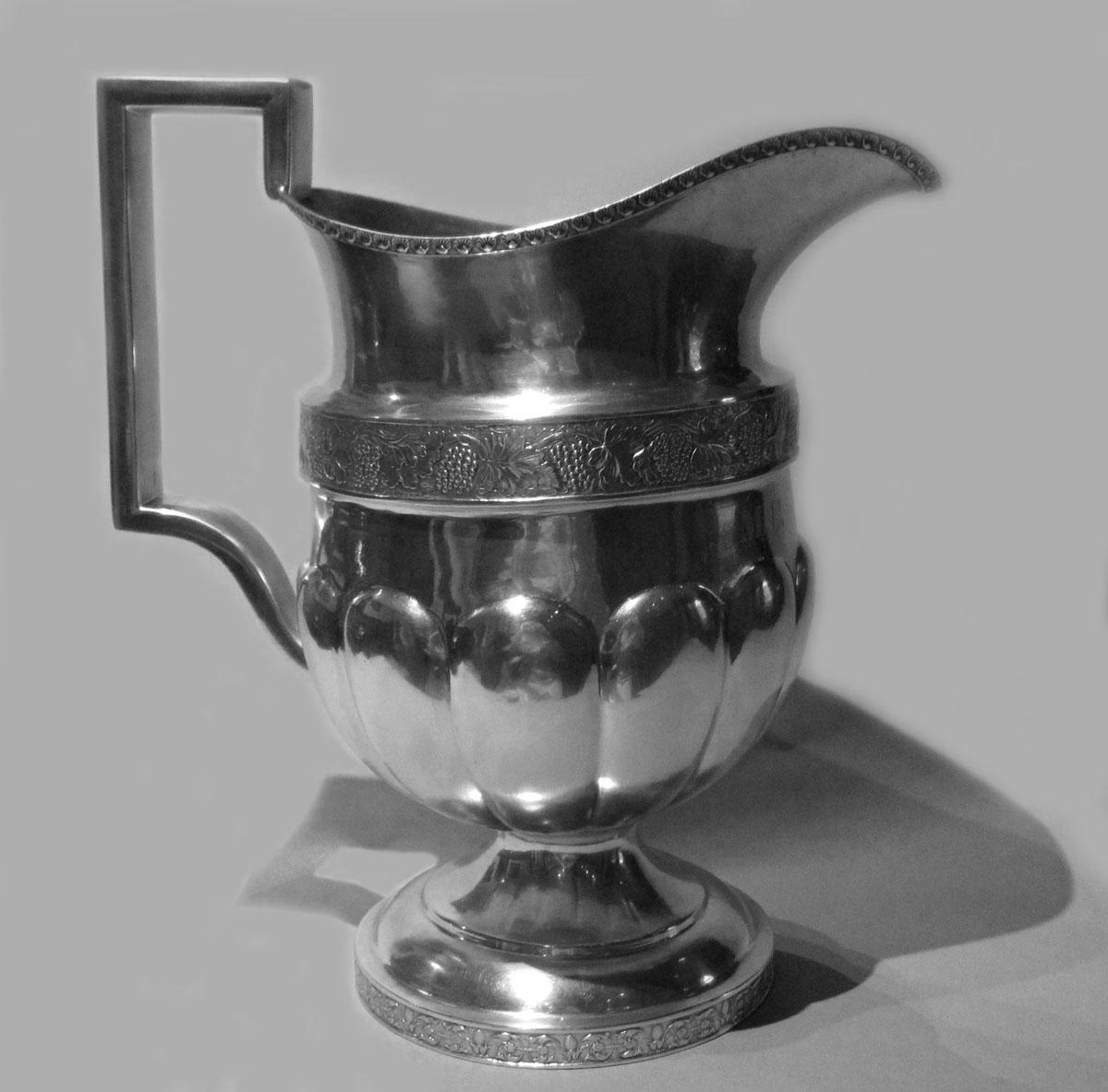 1986.0046 Silver Pitcher or Ewer side 1