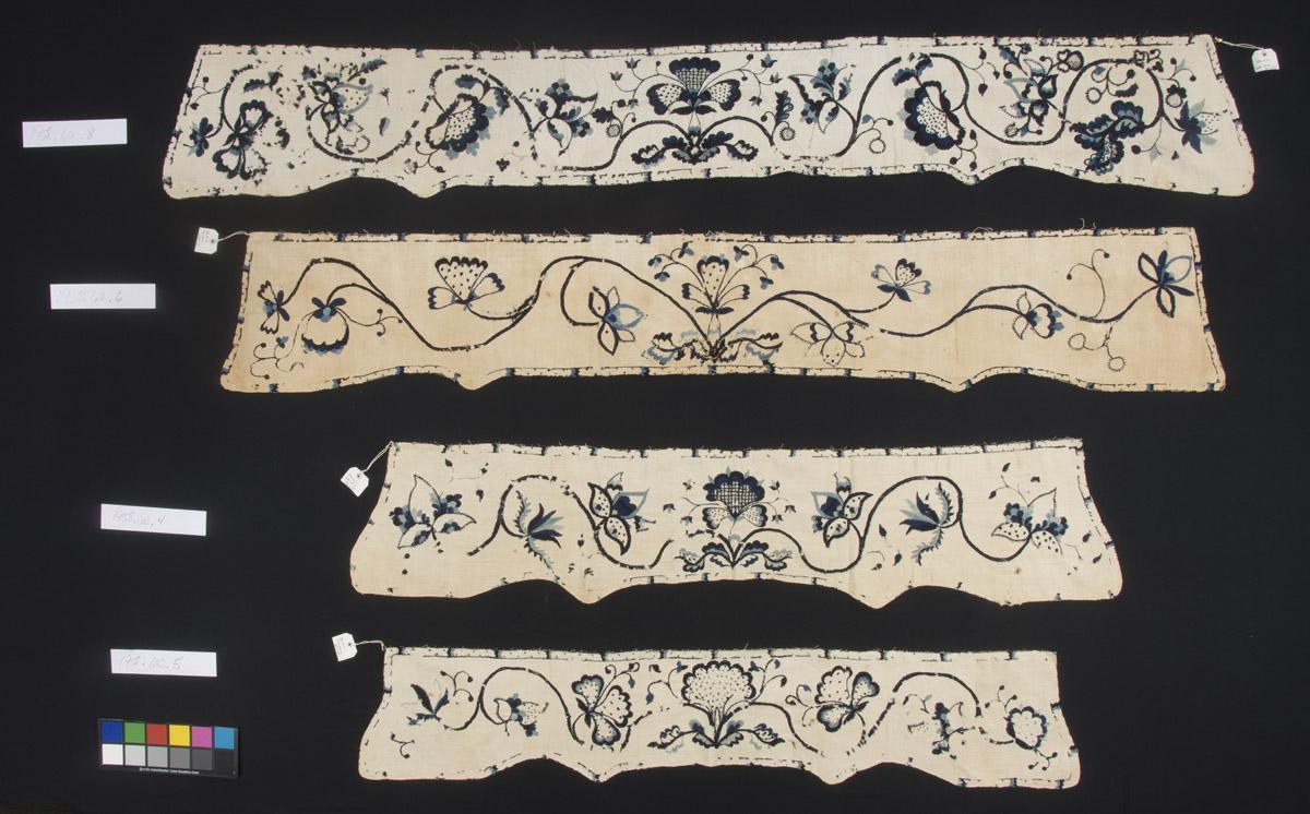1958.0060.008, .006, .004, .005, (4) Bed hangings