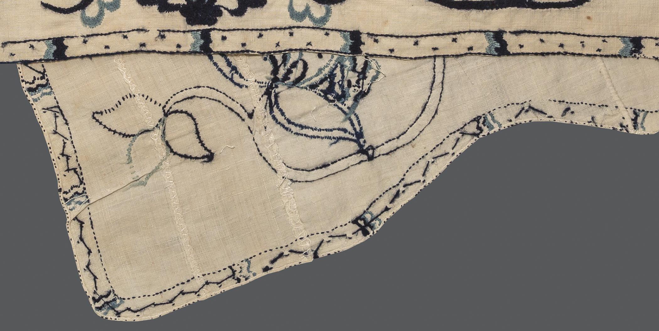 1958.0060.007 Bed hanging, detail 9