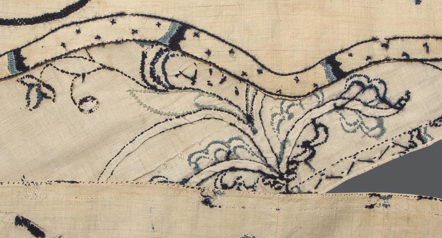 1958.0060.007 Bed hanging, detail 3