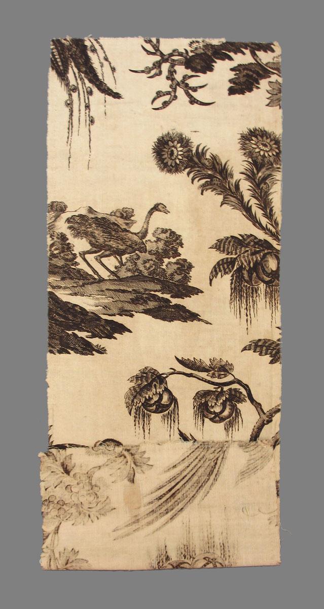 1958.0061.003 textile, printed folded corner