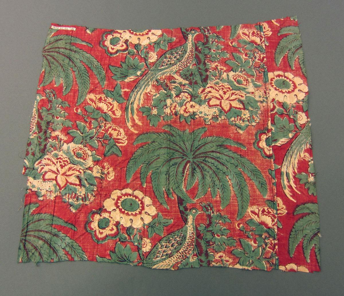 1958.0062.004 B Textile, printed reverse