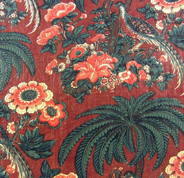T90.2 Textile, printed, partial design repeat