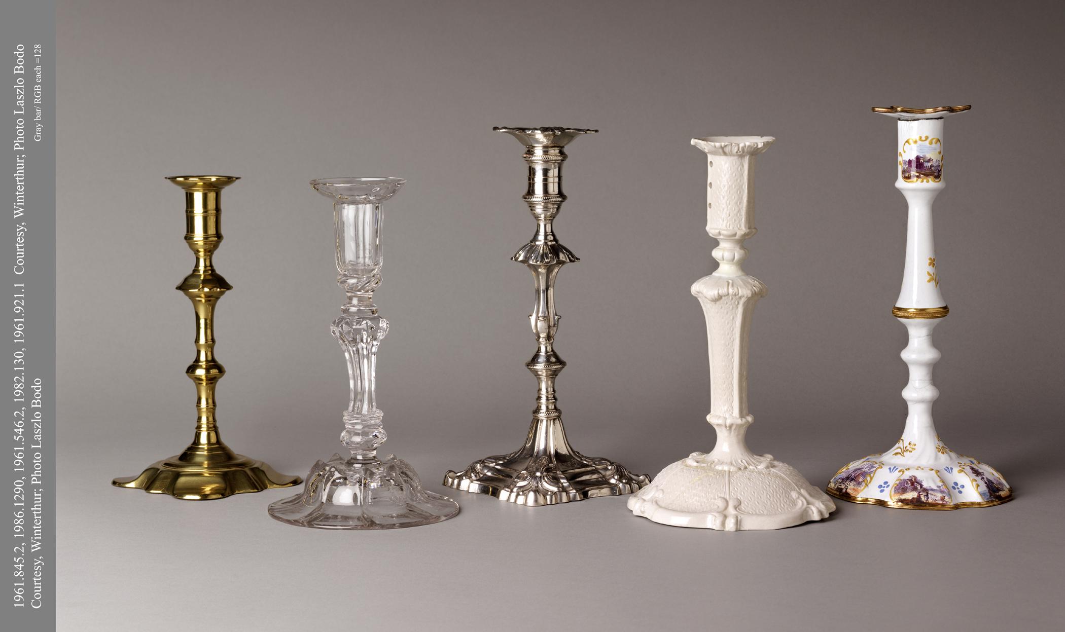 1961.0845.002, etc. Candlesticks