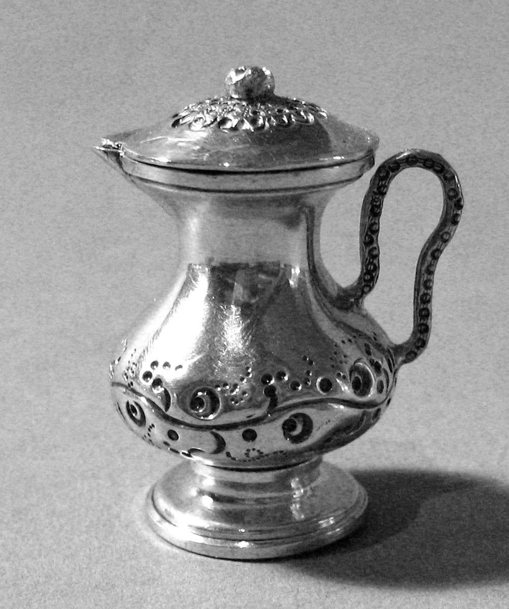 1986.0135.004 A, B Silver Cream Pot