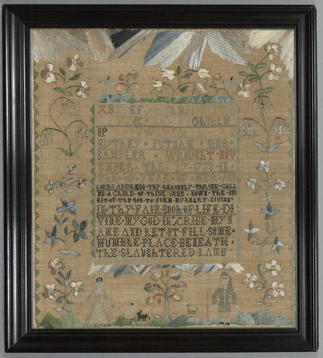 1986.0164.001 Sampler and Frame