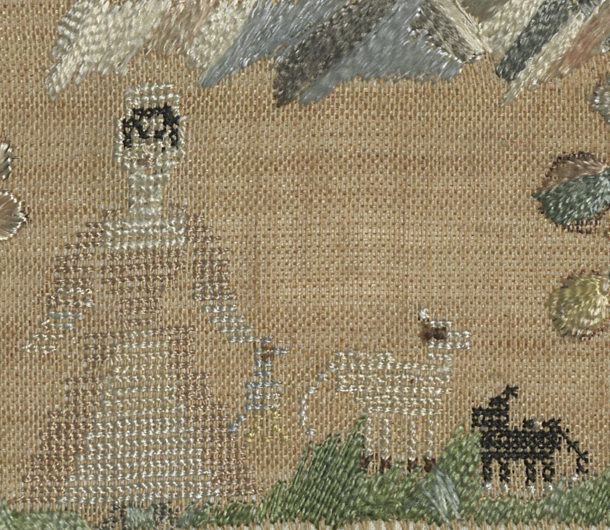 1986.0164.001 Sampler, Detail 9