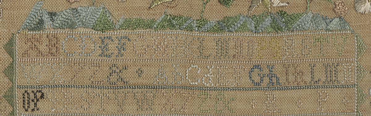 1986.0164.001 Sampler, Detail 2