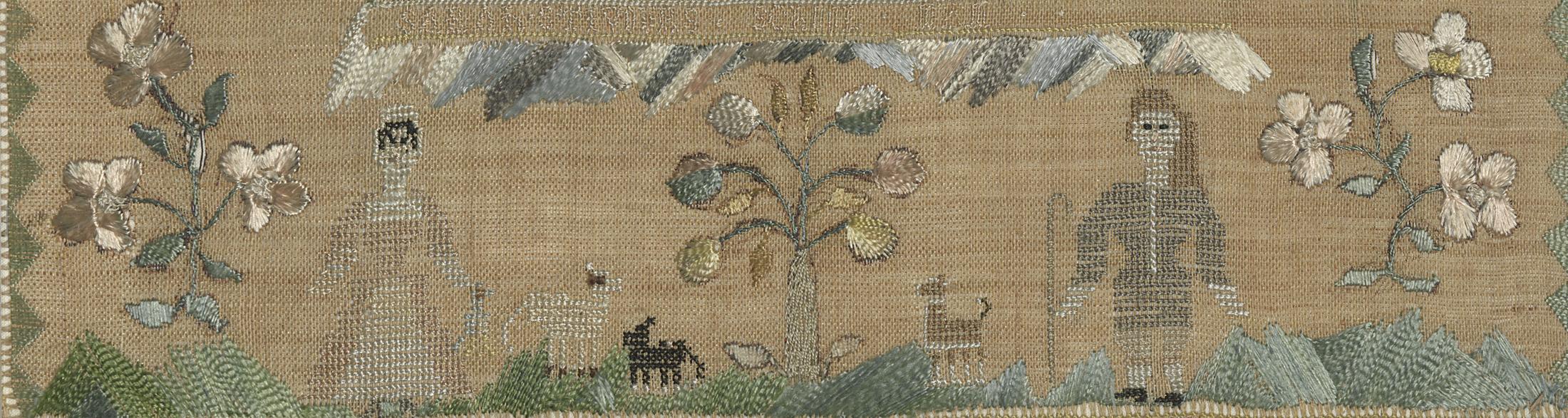 1986.0164.001 Sampler, Detail 8
