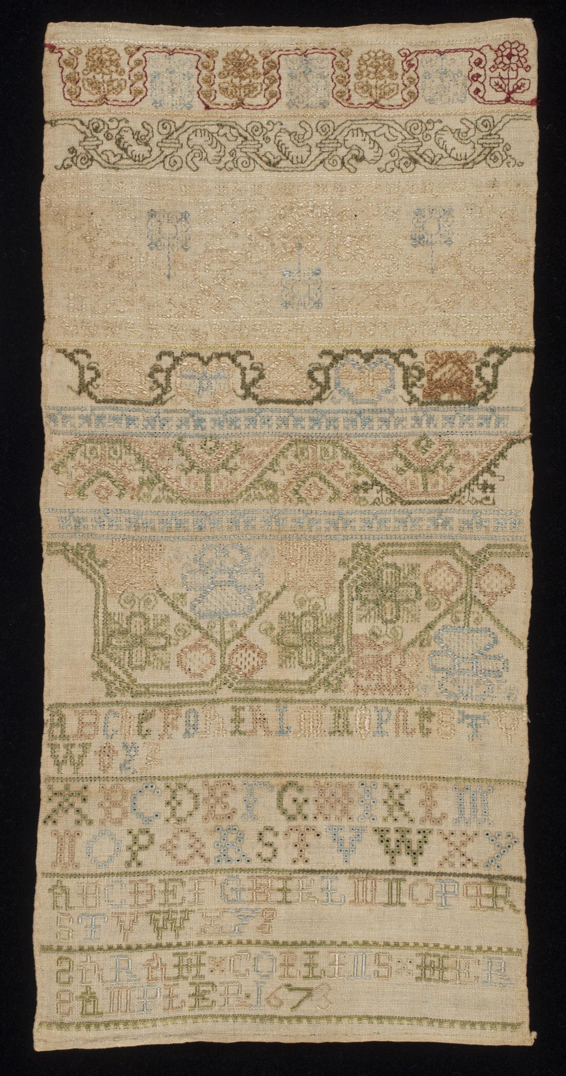 1987.0001 Sampler, view 2